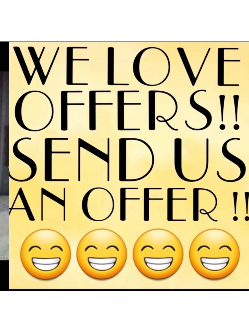 All reasonable offers will be accepted. I’ve lowered the price on every item